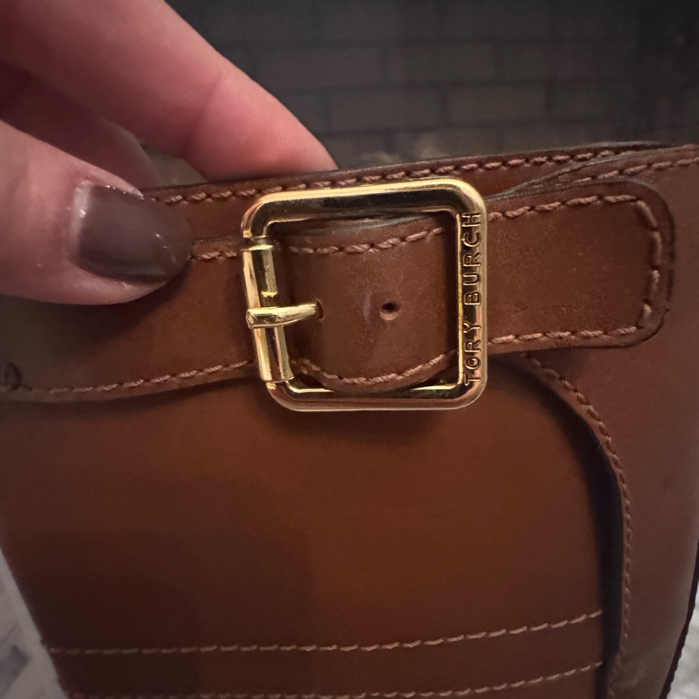 Tory Burch Brown Heeled Boots- 6.5.  Like new! - Picture 14 of 15